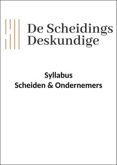 Syllabus Scheiden & Ondernemers 2022