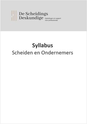 Syllabus Scheiden & Ondernemers 2023